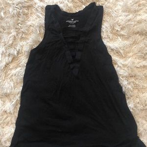 Black American eagle tank